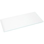 Plymor 4" x 8" Rectangle, 3mm Thick Beveled Clear Glass