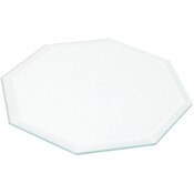 Plymor 5" Octagon, 3mm Thick Beveled Clear Glass