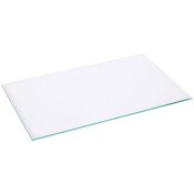 Plymor 5" x 8" Rectangle, 3mm Thick Beveled Clear Glass