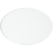 Plymor 6" Round, 3mm Thick Beveled Clear Glass Circle