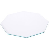 Plymor 10" Octagon, 5mm Thick Beveled Clear Glass