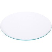 Plymor 10" Round, 5mm Thick Beveled Clear Glass Circle