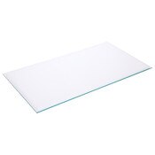 Plymor 10" x 18" Rectangle, 5mm Thick Beveled Clear Glass