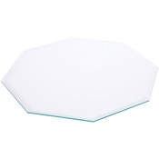 Plymor 12" Octagon, 5mm Thick Beveled Clear Glass
