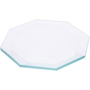 Plymor 3" Octagon, 5mm Thick Beveled Clear Glass