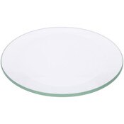 Plymor 3" Round, 5mm Thick Beveled Clear Glass Circle