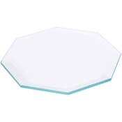 Plymor 4" Octagon, 5mm Thick Beveled Clear Glass