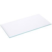 Plymor 6" x 12" Rectangle, 5mm Thick Beveled Clear Glass