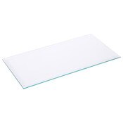 Plymor 6" x 12" Rectangle, 5mm Thick Beveled Clear Glass