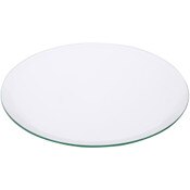 Plymor 8" Round, 5mm Thick Beveled Clear Glass Circle