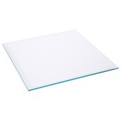 Plymor 8" Square, 5mm Thick Beveled Clear Glass