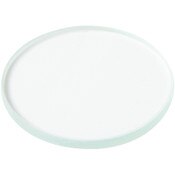 Plymor 1.5" Round, 3mm Thick Non-Beveled Clear Glass Circle