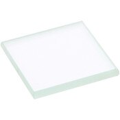 Plymor 1" Square, 3mm Thick Non-Beveled Clear Glass