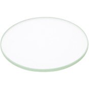 Plymor 2.5" Round, 3mm Thick Non-Beveled Clear Glass Circle