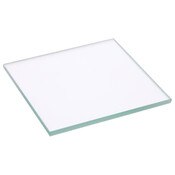 Plymor 2.5" Square, 3mm Thick Non-Beveled Clear Glass