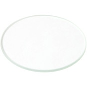 Plymor 3" Round, 3mm Thick Non-Beveled Clear Glass Circle