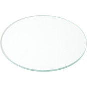 Plymor 4" Round, 3mm Thick Non-Beveled Clear Glass Circle