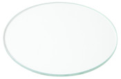 Plymor Round 3mm Clear Non-Beveled Glass, 4 inch x 4 inch