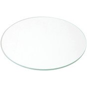 Plymor 6" Round, 3mm Thick Non-Beveled Clear Glass Circle