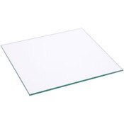 Plymor 6" Square, 3mm Thick Non-Beveled Clear Glass
