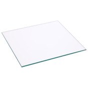 Plymor 6" Square, 3mm Thick Non-Beveled Clear Glass