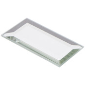 Plymor Rectangle 3mm Beveled Glass Mirror, 1 inch x 2 inch