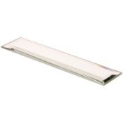 Plymor 1" x 4" Rectangle, 3mm Thick Beveled Glass Mirror