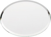 Plymor Round 3mm Beveled Glass Mirror, 2.5 inch x 2.5 inch