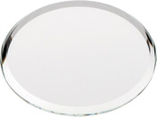 Plymor Round 3mm Beveled Glass Mirror, 2 inch x 2 inch