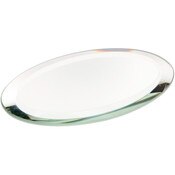 Plymor 2" x 3" Oval, 3mm Thick Beveled Glass Mirror