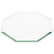Plymor 3.5" Octagon, 3mm Thick Beveled Glass Mirror