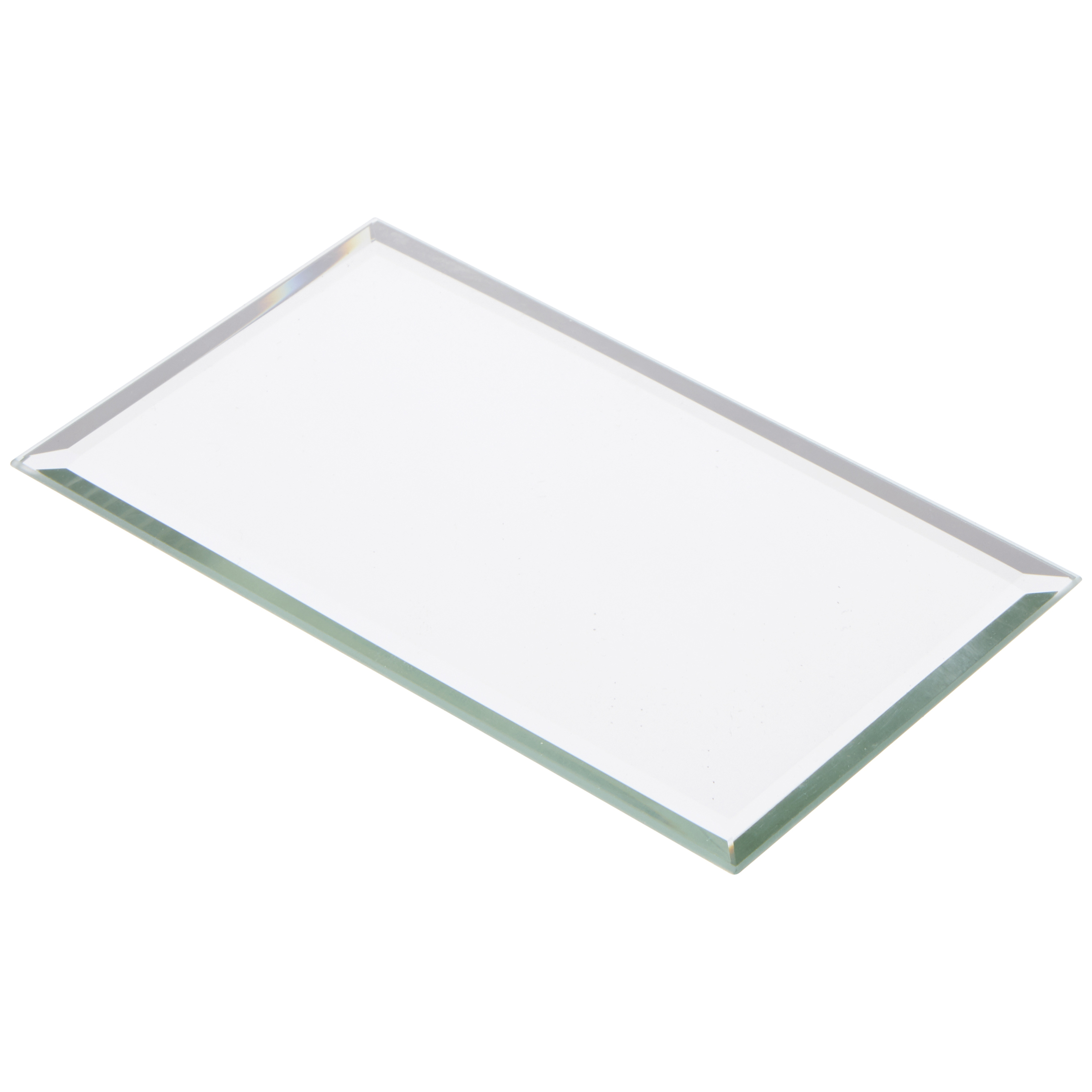 1 inch x 2 inch Pack of 24 Plymor Rectangle 3mm Beveled Glass Mirror 