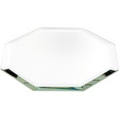 Plymor 4" Octagon, 3mm Thick Beveled Glass Mirror