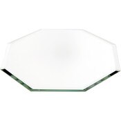 Plymor 6" Octagon, 3mm Thick Beveled Glass Mirror