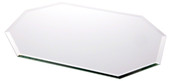Plymor Long Octagon 5mm Beveled Glass Mirror, 13 inch x 18 inch