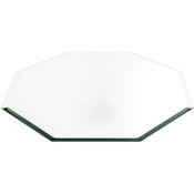 Plymor 14" Octagon, 5mm Thick Beveled Glass Mirror