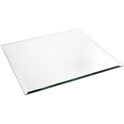Plymor 16" Square, 5mm Thick Beveled Glass Mirror
