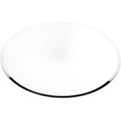 Plymor 20" Round, 5mm Thick Beveled Glass Mirror Circle