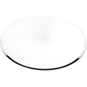 Plymor 20" Round, 5mm Thick Beveled Glass Mirror Circle