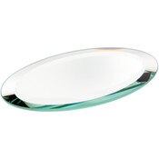 Plymor 3" x 5" Oval, 5mm Thick Beveled Glass Mirror