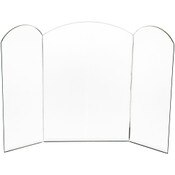 Plymor 9" Arched Backdrop, 5mm Thick Beveled Glass Mirror