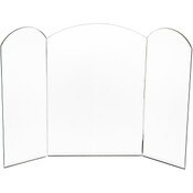 Plymor 9" Arched Backdrop, 5mm Thick Beveled Glass Mirror
