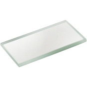 Plymor 1" x 2" Rectangle, 3mm Thick Non-Beveled Glass Mirror