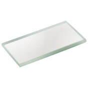 Plymor 1" x 2" Rectangle, 3mm Thick Non-Beveled Glass Mirror