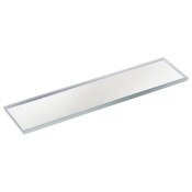 Plymor 1" x 4" Rectangle, 3mm Thick Non-Beveled Glass Mirror