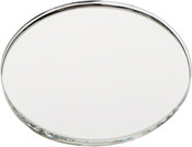 Plymor Round 3mm Non-Beveled Glass Mirror, 2 inch x 2 inch