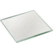 Plymor 2" Square, 3mm Thick Non-Beveled Glass Mirror