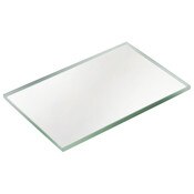 Plymor 2" x 3" Rectangle, 3mm Thick Non-Beveled Glass Mirror