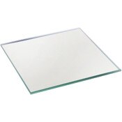 Plymor 3.5" Square, 3mm Thick Non-Beveled Glass Mirror