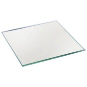 Plymor 3.5" Square, 3mm Thick Non-Beveled Glass Mirror